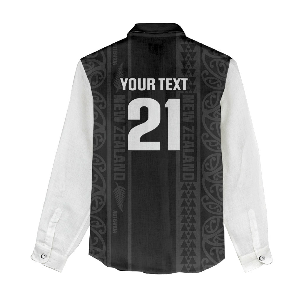 Custom New Zealand Football White Fern Supporter Women Casual Shirt LT9 - Polynesian Pride