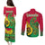 Vanuatu Islands Couples Matching Puletasi Dress and Long Sleeve Button Shirts Polynesian Tattoo and Sea Turtle LT9 - Polynesian Pride