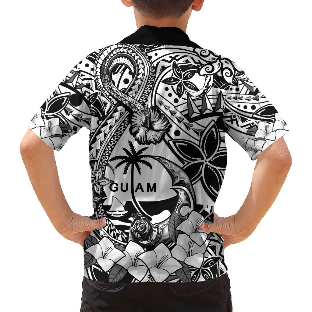 Guam Hafa Adai Guasali Flowers Family Matching Long Sleeve Bodycon Dress and Hawaiian Shirt LT9 - Polynesian Pride