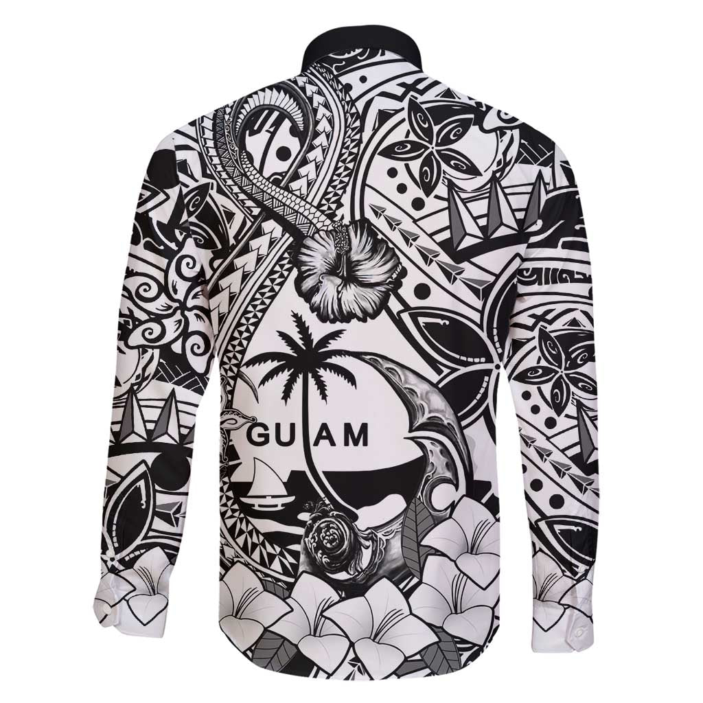 Guam Hafa Adai Guasali Flowers Family Matching Tank Maxi Dress and Hawaiian Shirt LT9 - Polynesian Pride