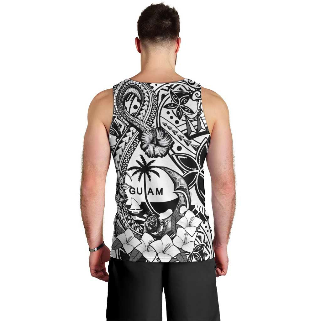 Guam Hafa Adai Guasali Flowers Men Tank Top