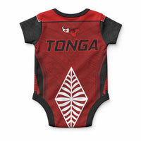 Tonga Rugby Baby Onesie Go Champions World Cup 2023 Ngatu Unique LT9 - Polynesian Pride