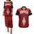 Tonga Rugby Couples Matching Puletasi Dress and Hawaiian Shirt Go Champions World Cup 2023 Ngatu Unique LT9 Red - Polynesian Pride