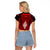 Tonga Rugby Raglan Cropped T Shirt Go Champions World Cup 2023 Ngatu Unique LT9 - Polynesian Pride