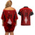 Custom Tonga Rugby Couples Matching Off Shoulder Short Dress and Hawaiian Shirt Go Champions World Cup 2023 Ngatu Unique LT9 - Polynesian Pride