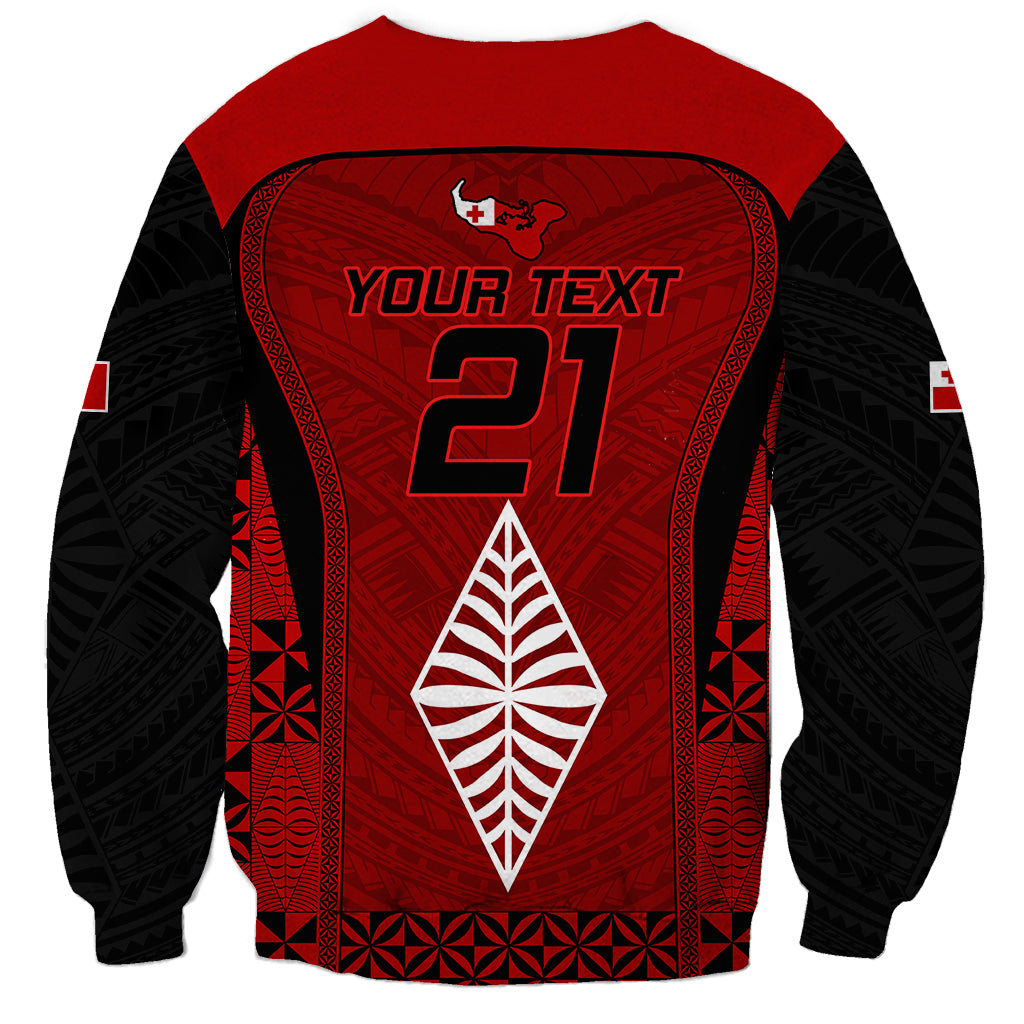 Custom Tonga Rugby Sweatshirt Go Champions World Cup 2023 Ngatu Unique LT9 - Polynesian Pride