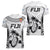 Fiji Rugby Women V Neck T Shirt Go Champions World Cup 2023 Tapa Unique White Vibe LT9 - Polynesian Pride