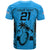Custom Fiji Rugby T Shirt Go Champions World Cup 2023 Tapa Unique Blue Vibe LT9 - Polynesian Pride