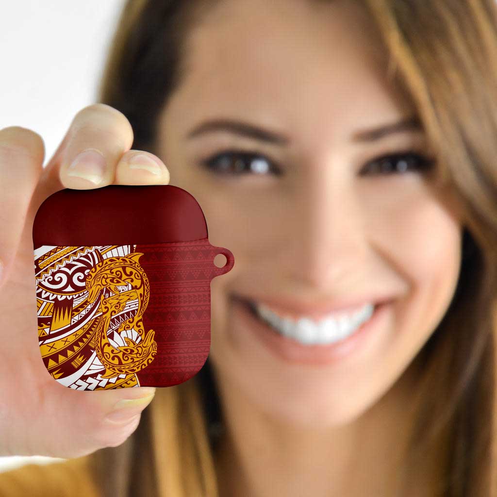 Couple Dolphins Maori Motif AirPods Case - Polynesian Pride