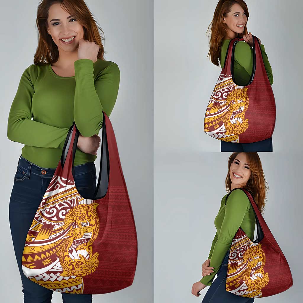 Couple Dolphins Maori Motif Grocery Bag - Polynesian Pride