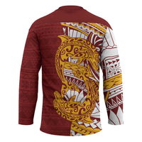 Couple Dolphins Maori Motif Hockey Jersey - Polynesian Pride