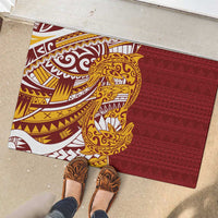 Couple Dolphins Maori Motif Rubber Doormat - Polynesian Pride