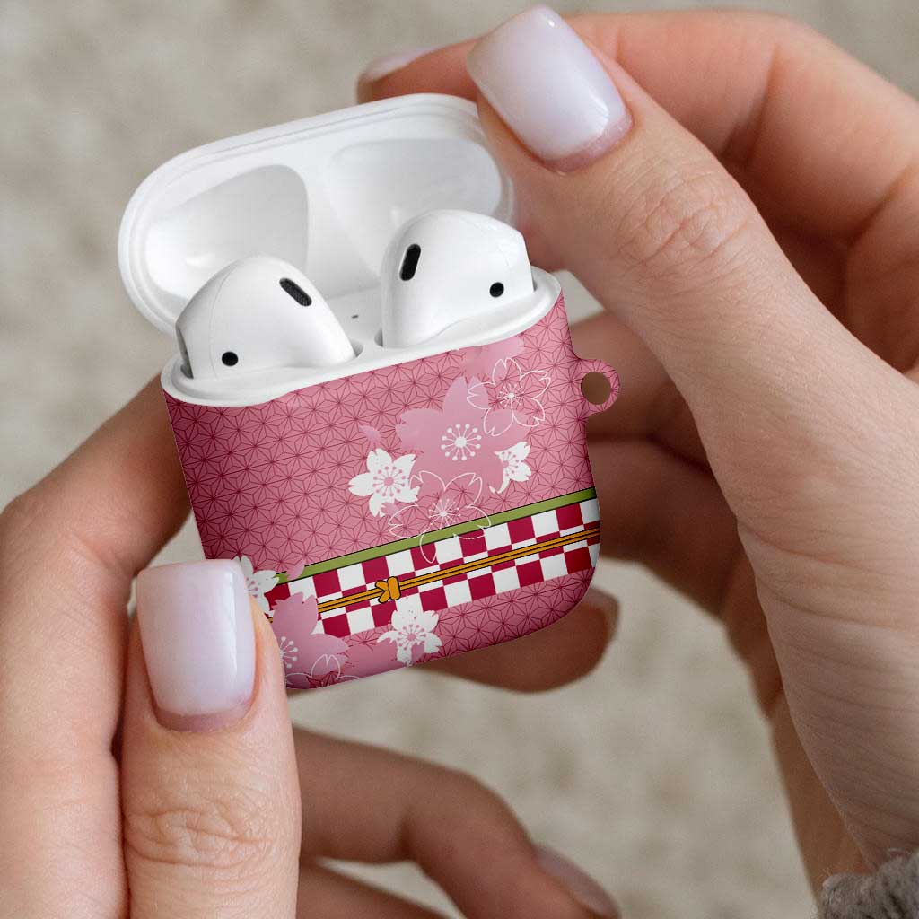 Japanese Asanoha Pattern AirPods Case Charm Against Evil Spirits - Polynesian Pride