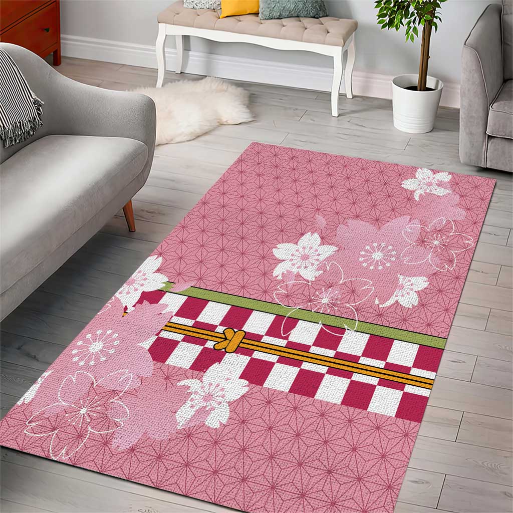 Japanese Asanoha Pattern Area Rug Charm Against Evil Spirits - Polynesian Pride
