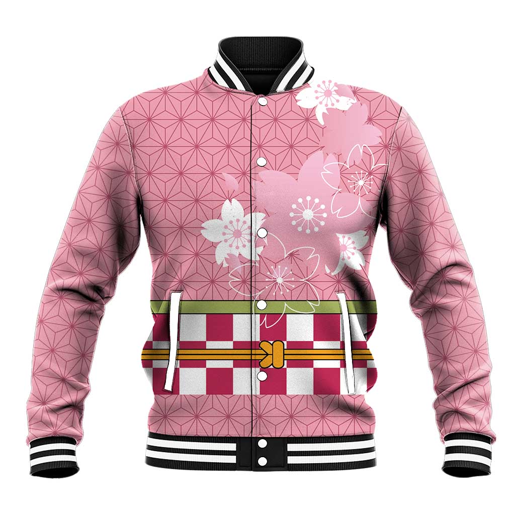 Japanese Asanoha Pattern Baseball Jacket Charm Against Evil Spirits - Polynesian Pride