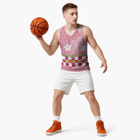 Japanese Asanoha Pattern Basketball Jersey Charm Against Evil Spirits - Polynesian Pride