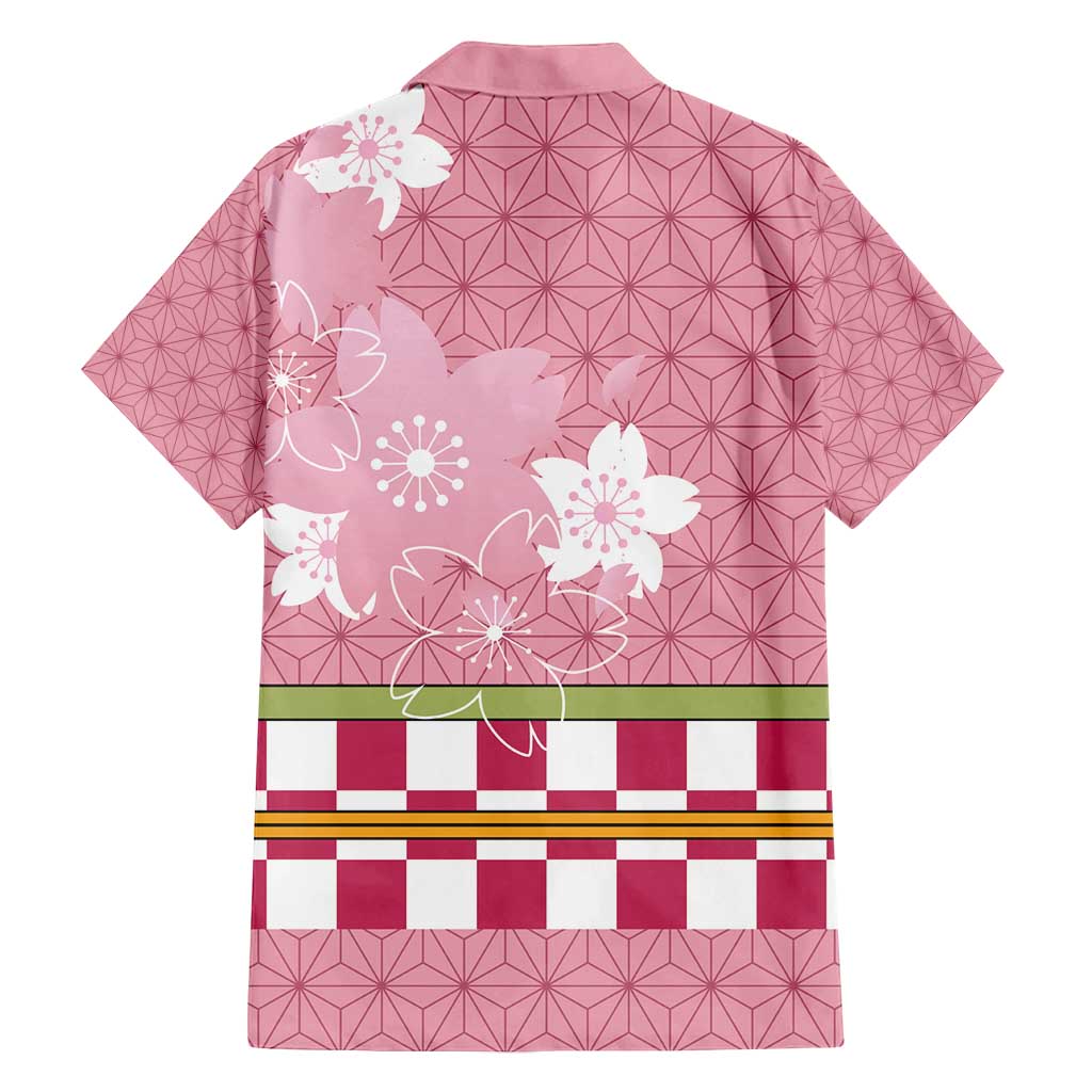 Japanese Asanoha Pattern Family Matching Off Shoulder Maxi Dress and Hawaiian Shirt Charm Against Evil Spirits - Polynesian Pride