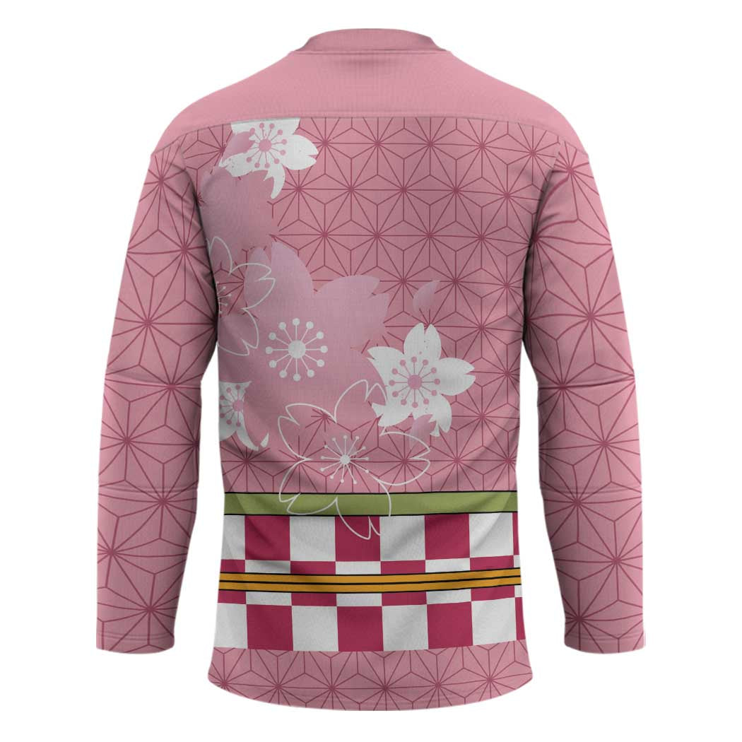 Japanese Asanoha Pattern Hockey Jersey Charm Against Evil Spirits - Polynesian Pride