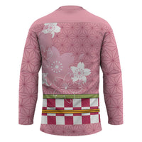 Japanese Asanoha Pattern Hockey Jersey Charm Against Evil Spirits - Polynesian Pride