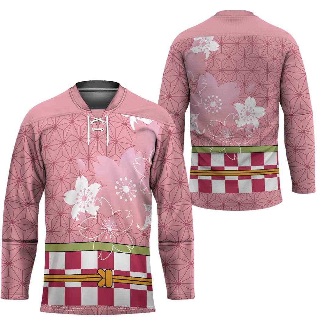 Japanese Asanoha Pattern Hockey Jersey Charm Against Evil Spirits - Polynesian Pride