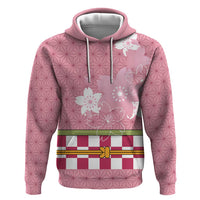 Japanese Asanoha Pattern Hoodie Charm Against Evil Spirits - Polynesian Pride