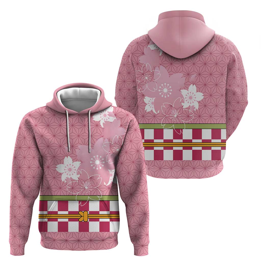 Japanese Asanoha Pattern Hoodie Charm Against Evil Spirits - Polynesian Pride