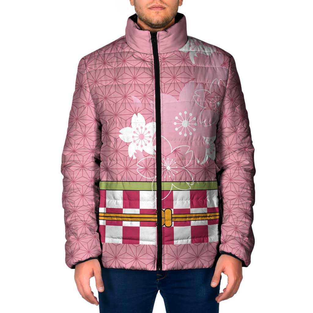 Japanese Asanoha Pattern Padded Jacket Charm Against Evil Spirits - Polynesian Pride
