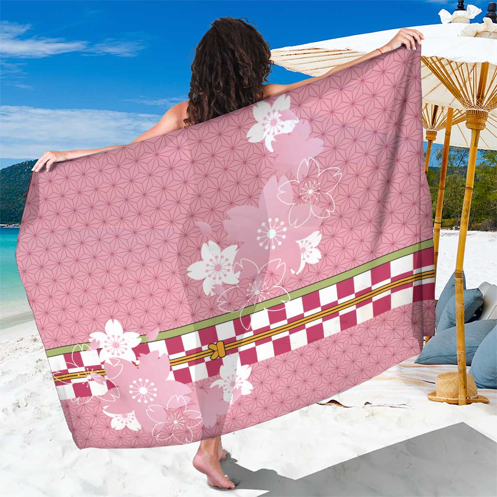 Japanese Asanoha Pattern Sarong Charm Against Evil Spirits - Polynesian Pride