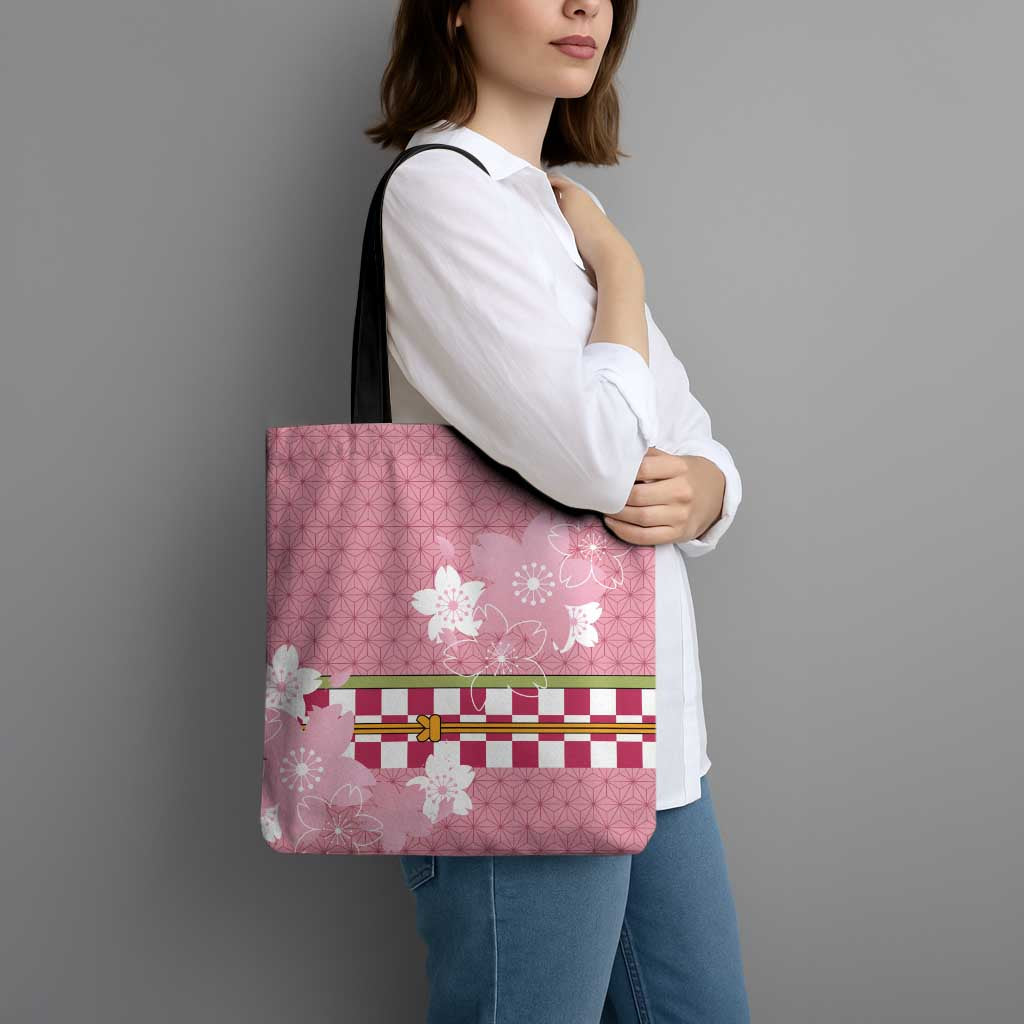 Japanese Asanoha Pattern Tote Bag Charm Against Evil Spirits - Polynesian Pride