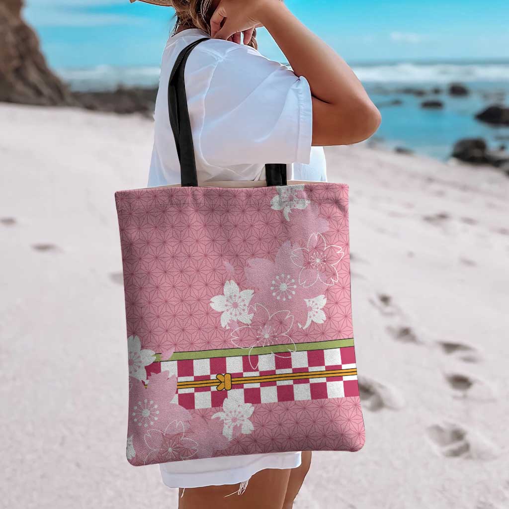 Japanese Asanoha Pattern Tote Bag Charm Against Evil Spirits - Polynesian Pride