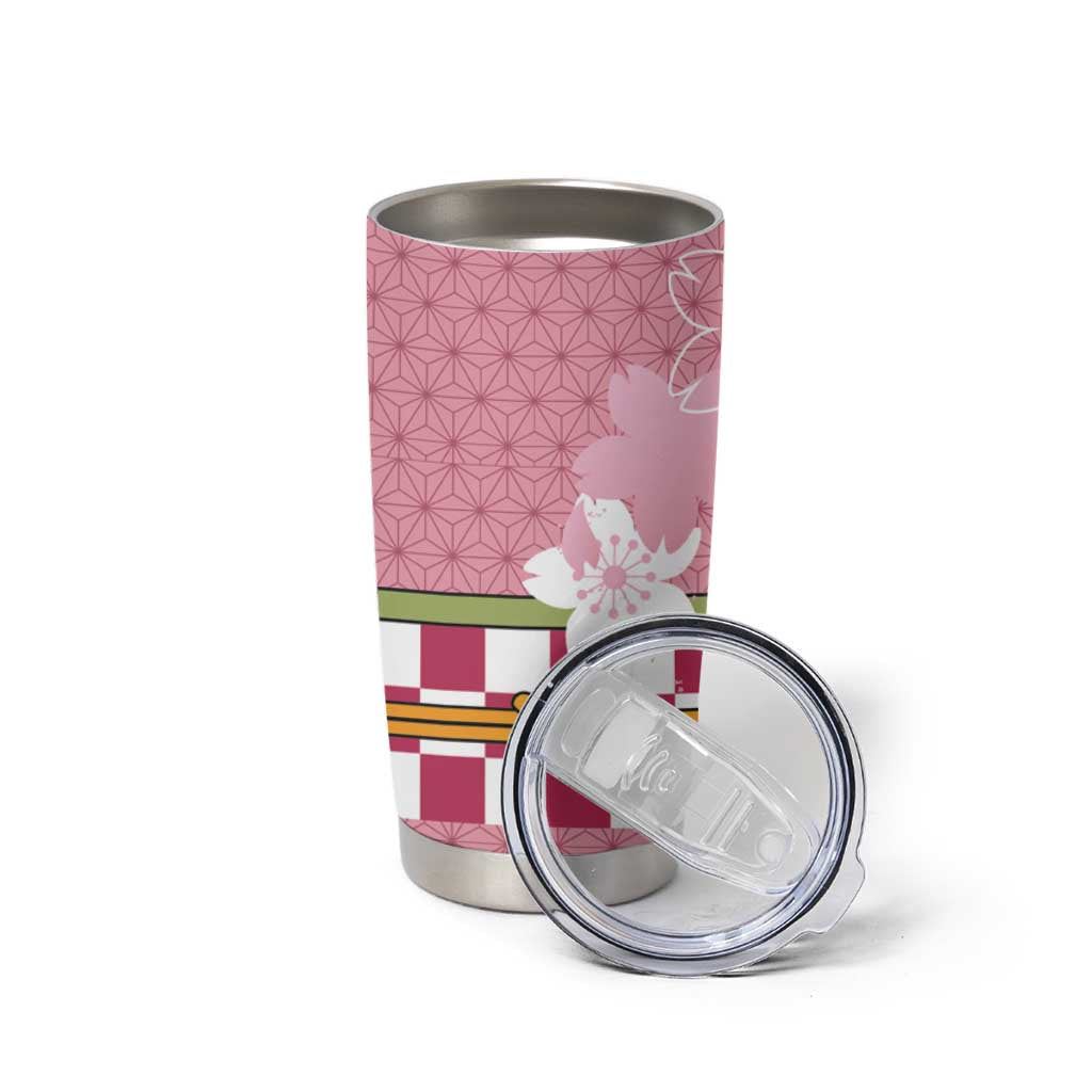 Japanese Asanoha Pattern Tumbler Cup Charm Against Evil Spirits - Polynesian Pride
