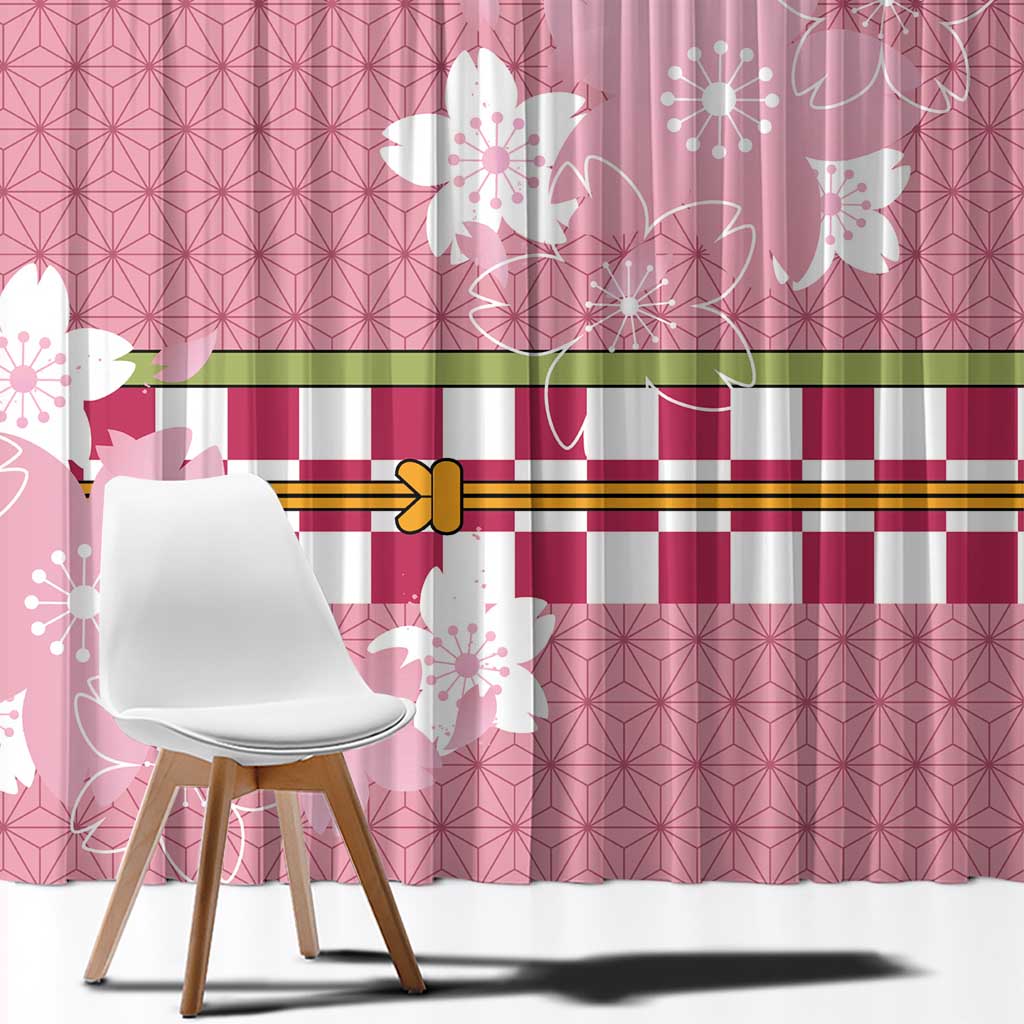 Japanese Asanoha Pattern Window Curtain Charm Against Evil Spirits - Polynesian Pride