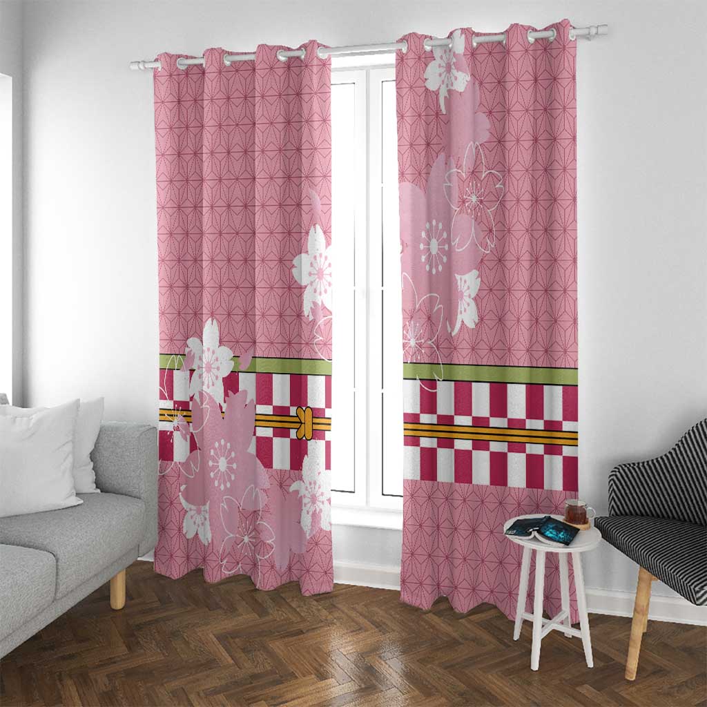 Japanese Asanoha Pattern Window Curtain Charm Against Evil Spirits - Polynesian Pride