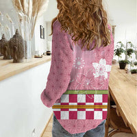Japanese Asanoha Pattern Women Casual Shirt Charm Against Evil Spirits - Polynesian Pride