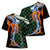 Japanese Asanoha Pattern Cross Shoulder Shirt Sun Flame Slayer Dragon Hinokami Kagura Spirit - Polynesian Pride