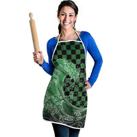 Japanese Asanoha Pattern Apron Water Breathing Slayer Dragon LT9 - Polynesian Pride