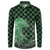 Japanese Asanoha Pattern Button Sweatshirt Water Breathing Slayer Dragon - Polynesian Pride
