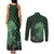 Japanese Asanoha Pattern Couples Matching Tank Maxi Dress and Long Sleeve Button Shirt Water Breathing Slayer Dragon - Polynesian Pride