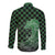 Japanese Asanoha Pattern Long Sleeve Button Shirt Water Breathing Slayer Dragon - Polynesian Pride