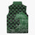 Japanese Asanoha Pattern Sleeveless Puffer Jacket Water Breathing Slayer Dragon - Polynesian Pride