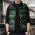 Japanese Asanoha Pattern Sleeveless Puffer Jacket Water Breathing Slayer Dragon - Polynesian Pride