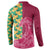 Japanese Bishamon-Kikkou Pattern Button Sweatshirt Water Pillar Silent River Flow - Polynesian Pride