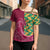 Japanese Bishamon-Kikkou Pattern Cross Shoulder Shirt Water Pillar Silent River Flow - Polynesian Pride