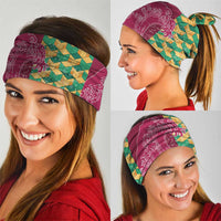 Japanese Bishamon-Kikkou Pattern Neck Gaiter Water Pillar Silent River Flow - Polynesian Pride