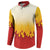 Japanese Kaen Pattern Button Sweatshirt Flame Pillar Blazing Lion Heart - Polynesian Pride