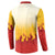 Japanese Kaen Pattern Button Sweatshirt Flame Pillar Blazing Lion Heart - Polynesian Pride