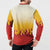 Japanese Kaen Pattern Button Sweatshirt Flame Pillar Blazing Lion Heart - Polynesian Pride