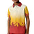 Japanese Kaen Pattern Kid Polo Shirt Flame Pillar Blazing Lion Heart - Polynesian Pride
