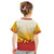 Japanese Kaen Pattern Kid T Shirt Flame Pillar Blazing Lion Heart - Polynesian Pride