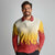 Japanese Kaen Pattern Long Sleeve Polo Shirt Flame Pillar Blazing Lion Heart - Polynesian Pride